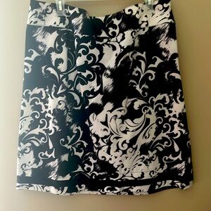 East 5th, Algodon/Polyester/Spandex Skirt, 18, Black & White